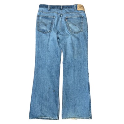 Levis 517 Jeans Mens 35x30 Blue Bootcut Vtg Made in USA 80s 1980