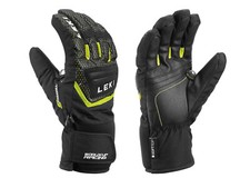 LEKI GUANTI SCI GARA JUNIOR  64980470  WORLDCUP S JR SCHWARZ-ICE LEMON