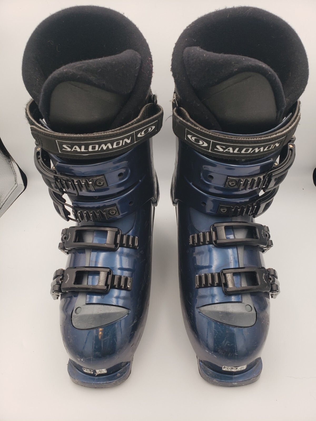 Scarponi da sci Salomon 660 Performa grigio blu da uomo taglia 8 5 (Mondo 26 5)