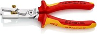 Abisolierzange Strix LäNge 180 Mm Vde Verchromt Mehrkomponenten-HüLlen Knipex