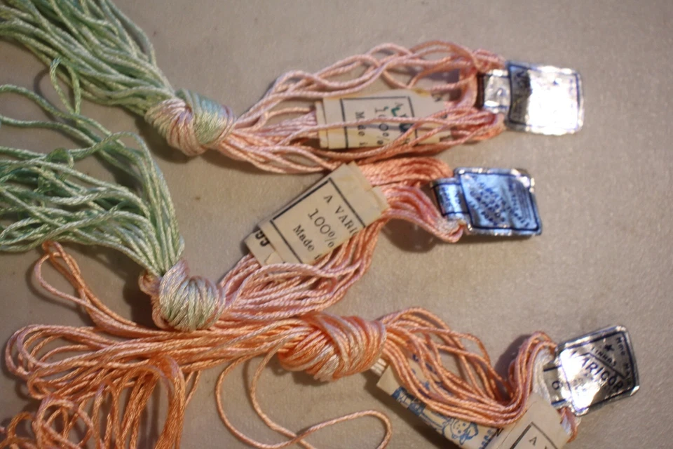 Varicor MME Maia Variegated Embroidery Thread yarn 7 Skeins 6 meters ech vintage - Image 4 of 4