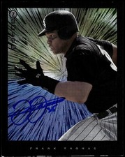 Frank Thomas 1997 Pinnacle Zenith Signed Autograph (Sport Card Heaven COA)