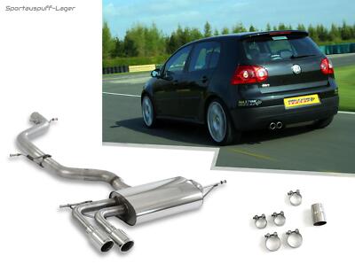 Milltek Sportauspuffanlage Super Sound VW Golf 5 inkl. GTI 2x80mm