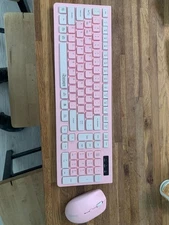 Wireless Keyboard and Mouse Combo, Reccazr 2.4G Full-Sized Keyboard and Mouse...