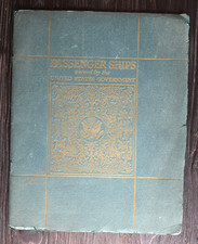 United States Government - Passenger Ships Owned - Deluxe Brochure - 1920's