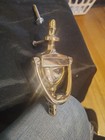Vintage Brasscrafters Colonial Door Knocker w hardware 6 " solid brass — photo 3