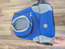 Travel Backpack for Pet Dog Reiserucksack f&uuml;r Hunde Blau Perfect condition
