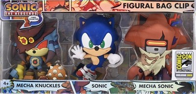 SDCC 2026 Sonic The Hedgehog 3D Foam Bag Clip Set LE 360 Monogram Presale