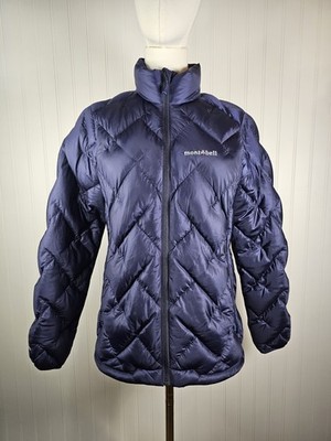 Montbell Superior Down Feather EX 800 Jacket Women's S Puffer Quilted Blue