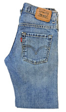 LEVI'S 511 Skinny Youth Boys Denim Jeans Size 12 W26" x L26.5" Medium Wash Blue