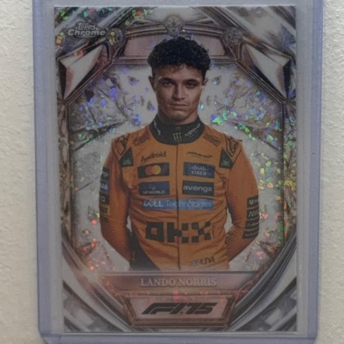 2025 Topps Chrome Formula 1 F1 Lando Norris Diamond 75th #D75-5