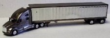HO 1:87 TNS 774 Kenworth T700 w/53' Chrome Spread-Axle Reefer PEWTER