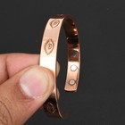 Eye Design Pure Copper Magnetic Pain Energy Therapy Bangle Jewelry CB-07-054 — photo 4