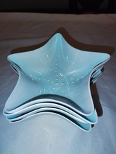 Juego de 4 cuencos de postre con forma de aperitivo Sigrid Olsen Aqua STARFISH melamina
