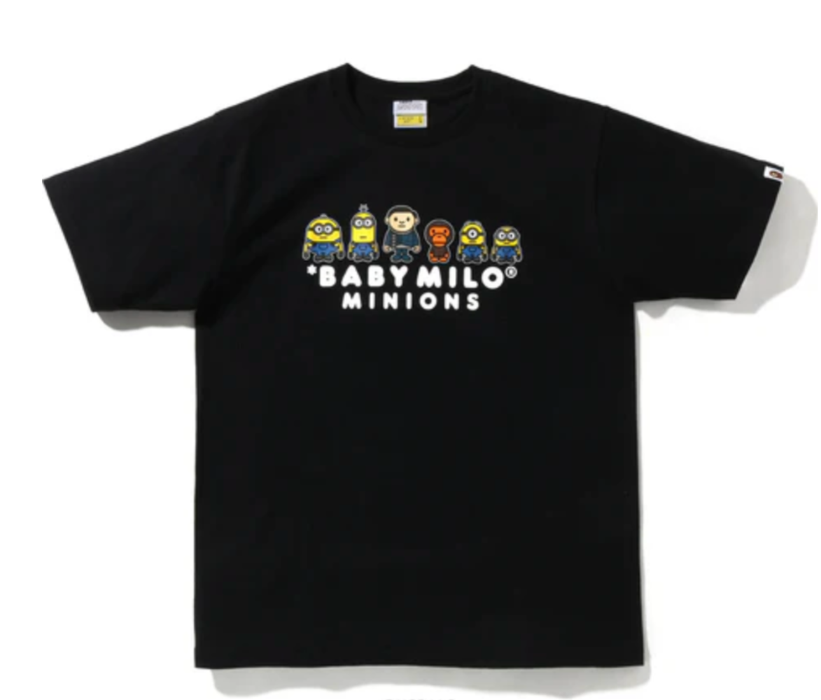 BAPE KIDS ミニオンTシャツ ⑧ Bape Kids x Minions Baby Milo Tee Black Size 130 K | eBay