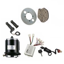 24V 500W Brush Motor Kit Controller Throttle Sprocket Chain ATV Golf Razor MX350