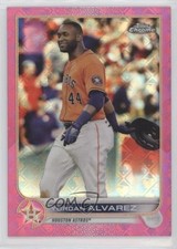 2022 Topps Chrome Logofractor Edition Pink Refractor 21/199 Yordan Alvarez 0xg6