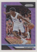 2018-19 Panini Prizm Purple Wave Prizm Khyri Thomas #122 n1u