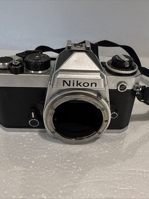 綺麗 Nikon FE Silver Nikon FE Silver SLR MF 35mm Film Camera Body | eBay