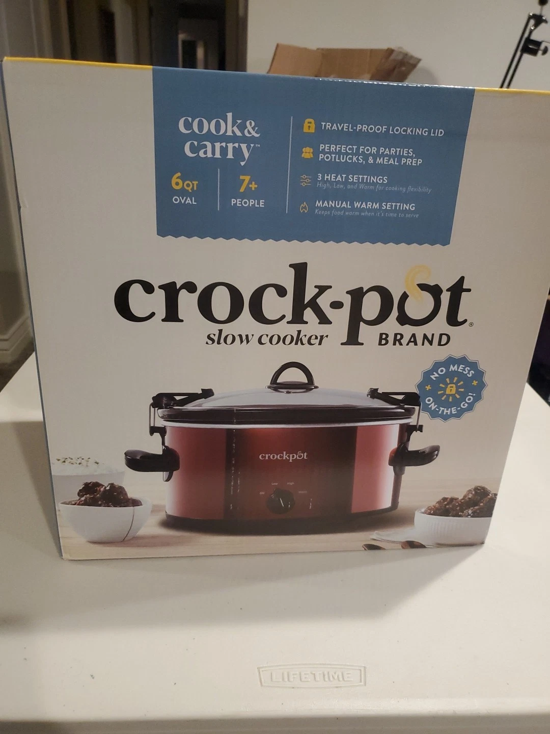 Crock-Pot 7 Qt. Cook Carry Programmable Slow Cooker with Sous Vide, Stainless St
Opens in a new wind