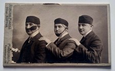 Studentika CDV Foto Burschenschaft Couleur Mensur Vollwichs Cabinet Photo  (AB)