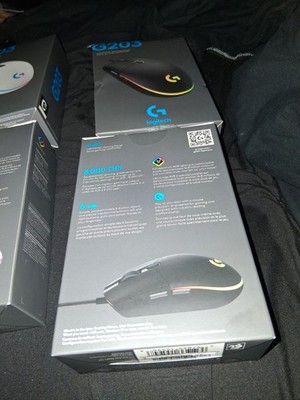 Logitech G203 LightSync (910005790 and 910005791) Wired Gaming Mouse