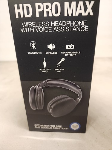 U8 Soundlogic XT HD PRO MAX Wireless Kopfhörer mit Sprachunterstützung Schwarz Bt51 - Bild 9 von 14