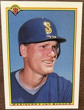 1990 Bowman Baseball #477, Jay Buhner