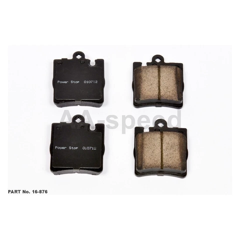 Pastillas de freno y rotores delanteros traseros para Mercedes-Benz E420 1997 C-Tek Power Stop Foto 3 de 4