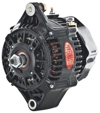 Powermaster 8142 Racing Alternator 118mm Denso Style 150 Amp 12V Black