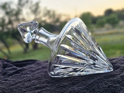 Marquis by Waterford Crystal Omega Tilted Decanter and Stopper - Image 1 of 4