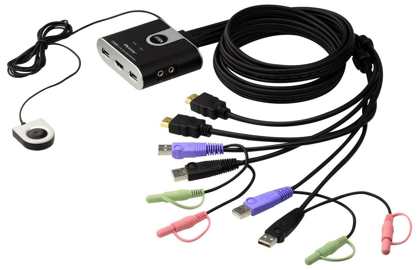 Aten CS692-AT 2 Port USB HDMI KVM Audio
