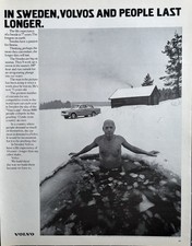 1972 Volvo Original Vintage Advertisement Sweden Classic Car Print Ad