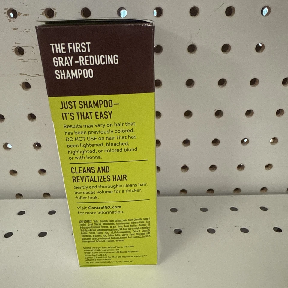 Just For Men Control GX Grey Reducing Shampoo, Gradually Colors Hair, 4 Ounce - Image 4 of 4