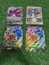 4 Jumbo Pokémon Cards Oversized V Max Star Union Lot Lucario Morpeko Eternatus