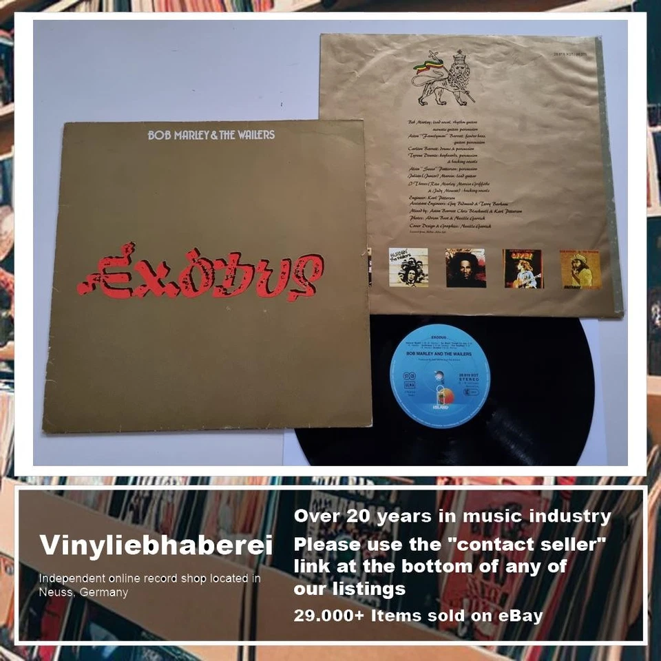 Bob Marley & The Wailers - Exodus Vinyl LP Germany/ READ FOR CONDITION!! - Bild 4 von 4