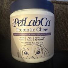 PetLab Co ALLERGY IMMUNE Probiotic Soft Chew For S,M L Dogs, 30 Pork