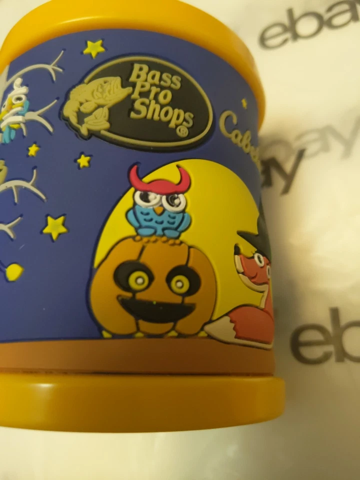 Cabela's Bass Pro Shop Plastic 3D Glow in Dark Handle Cup Mug See Pics Halloween - Image 4 of 4