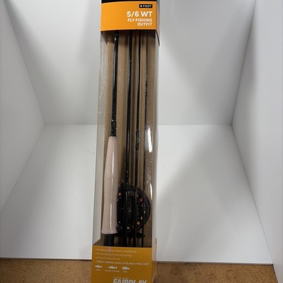 Cortland 5/6 WT Fly Rod Combo 8' 4-Piece Pre-Loaded Reel w/ Cortland 5/6 Line