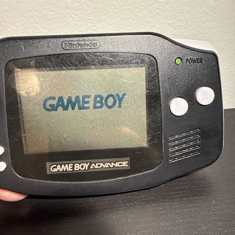Nintendo Game Boy Advance AGB-001 Black Handheld Console
