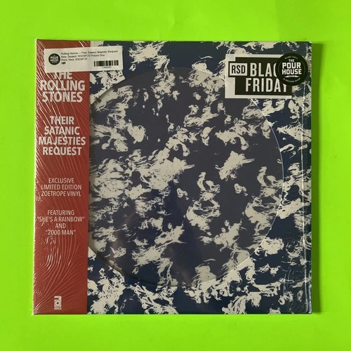 THE ROLLING STONES THEIR SATANIC MAJESTIES REQUEST - LP - ZOETROPE VINYL - NEW!