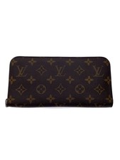 Louis Vuitton Long Wallet Porteuille Antholite Monogram Canvas Ruby PVC BRW