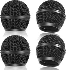 Classic Black Mesh Microphone Grille Set, Compatible with SM58/BETA58 Models
