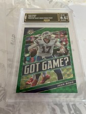 JOSH ALLEN BILLS 2020 MOSAIC GOT GAME? MOSAIC GREEN PRIZM # 23 GRADED 8.5 L@@@K