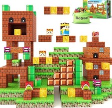 Magnetic Blocks Building Toys-Build Mine Magnet World Set Toddler Kids Sensory..