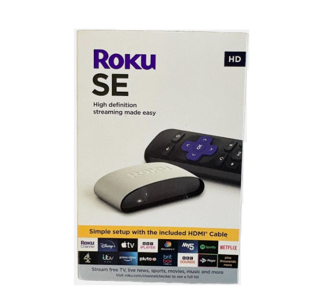 Roku SE HD Streaming Media Player Smart TV Stick Fast Setup With Remote New