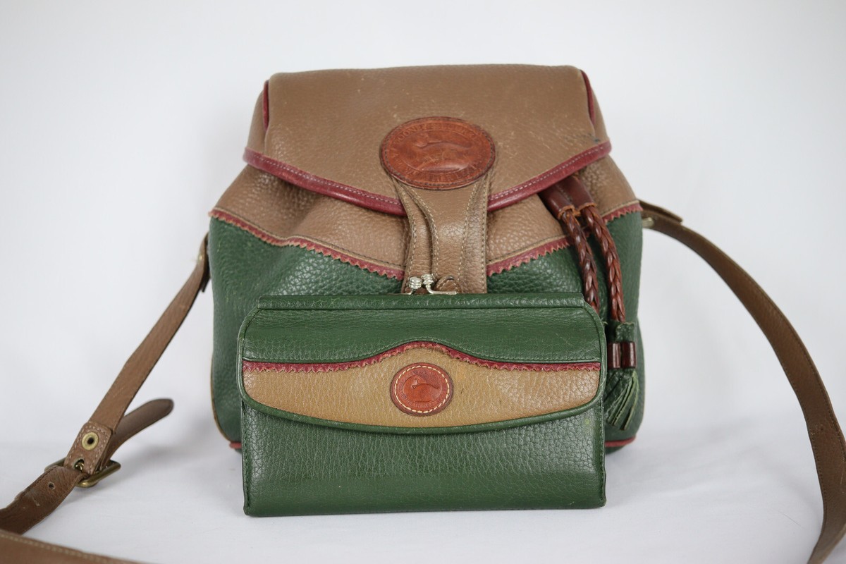 Dooney & Bourke Vintage Teton Leather Old West Trail Ride Saddle Bag. Dooney & Bourke Vintage Teton Crossbody AWL Leather Old West  main image 4
