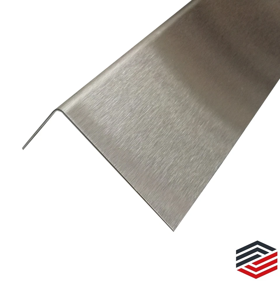 Edelstahl Winkel Eckschutz Wand Winkelprofil K240 Kantenschutz Leiste 1,0 mm - Bild 3 von 4