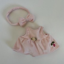 fisher price briarberry bear pink dress and bow