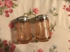 Vintage Pink Depression Salt & Pepper Shakers Madrid